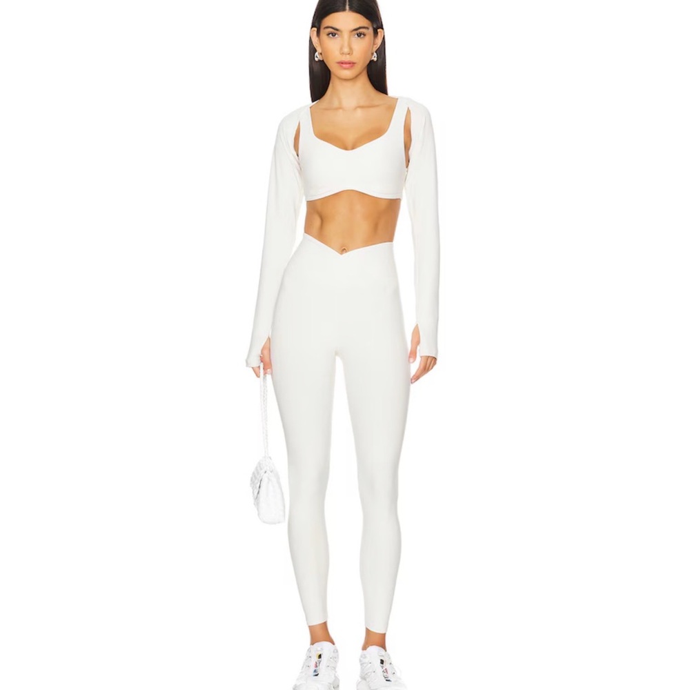 Lulu Lemon White Yoga Shrug